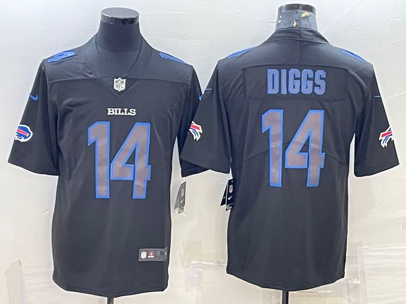 Men Buffalo Bills #14 Diggs Black 2022 Vapor Untouchable Limited Nike NFL Jersey->buffalo bills->NFL Jersey
